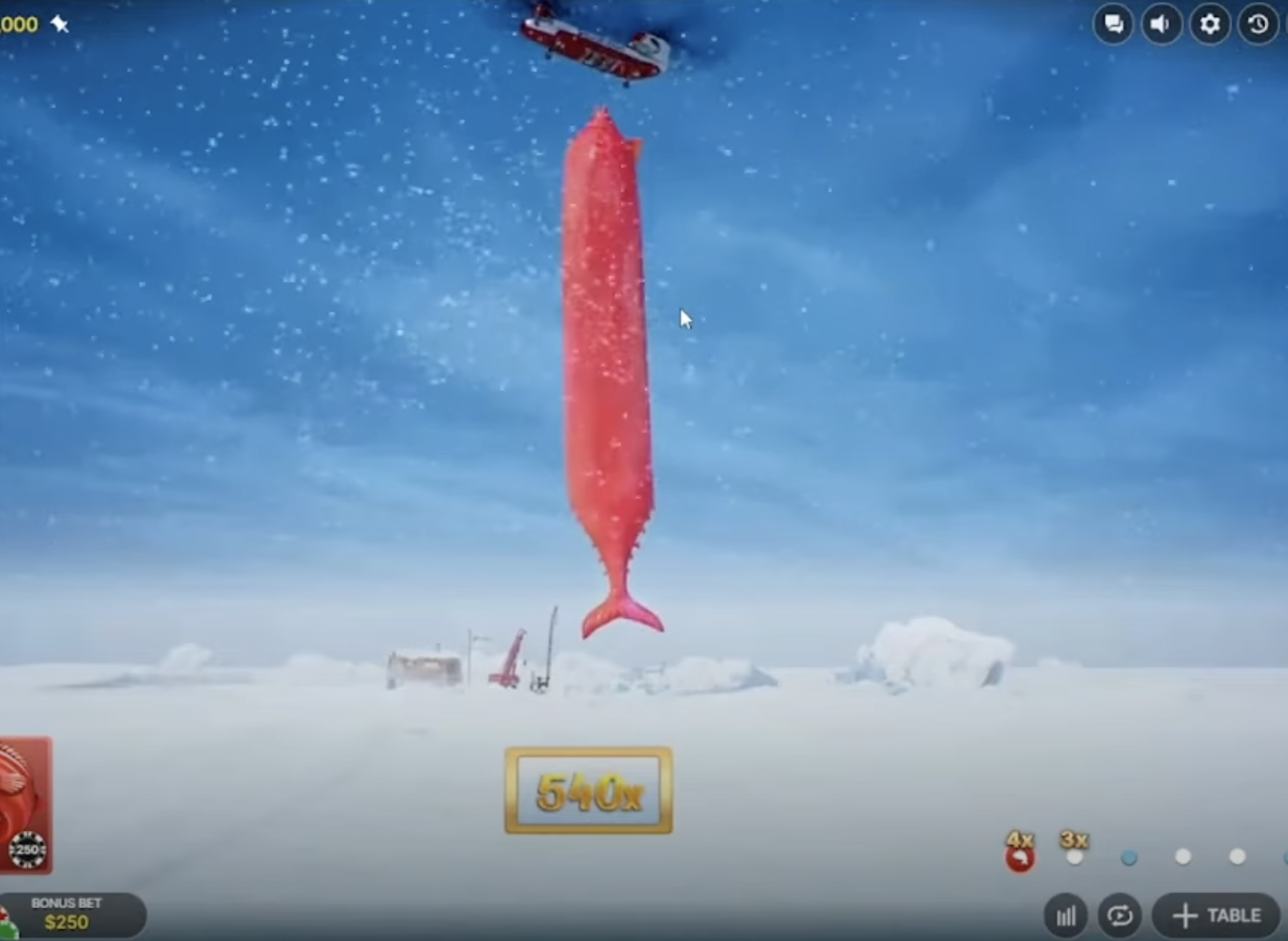 Ice Fishing Huge Reds Bonus